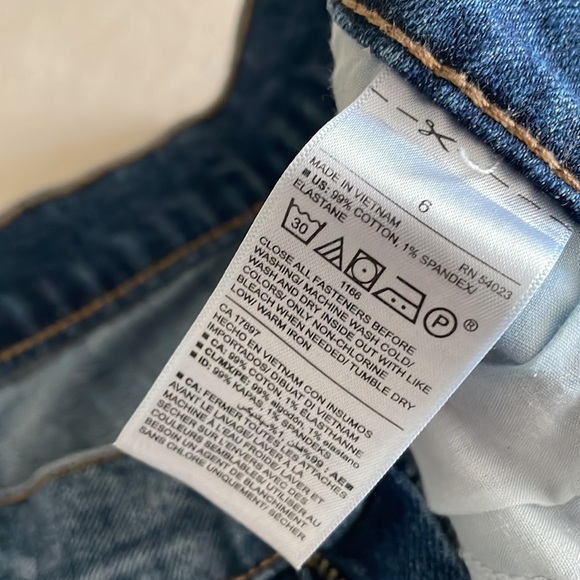 Old navy cut off stretch Jean short - Picture 6 of 7